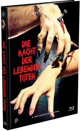 Die Nacht der lebenden Toten (1968) (Cover B1, Edizione Limitata, Mediabook, Uncut, Blu-ray + DVD)