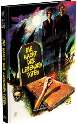 Die Nacht der lebenden Toten (1968) (Cover D1, Edizione Limitata, Mediabook, Uncut, Blu-ray + DVD)