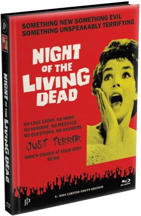 Night of the Living Dead (1968) (Cover J, Edizione Limitata, Mediabook, Uncut, Blu-ray + DVD)