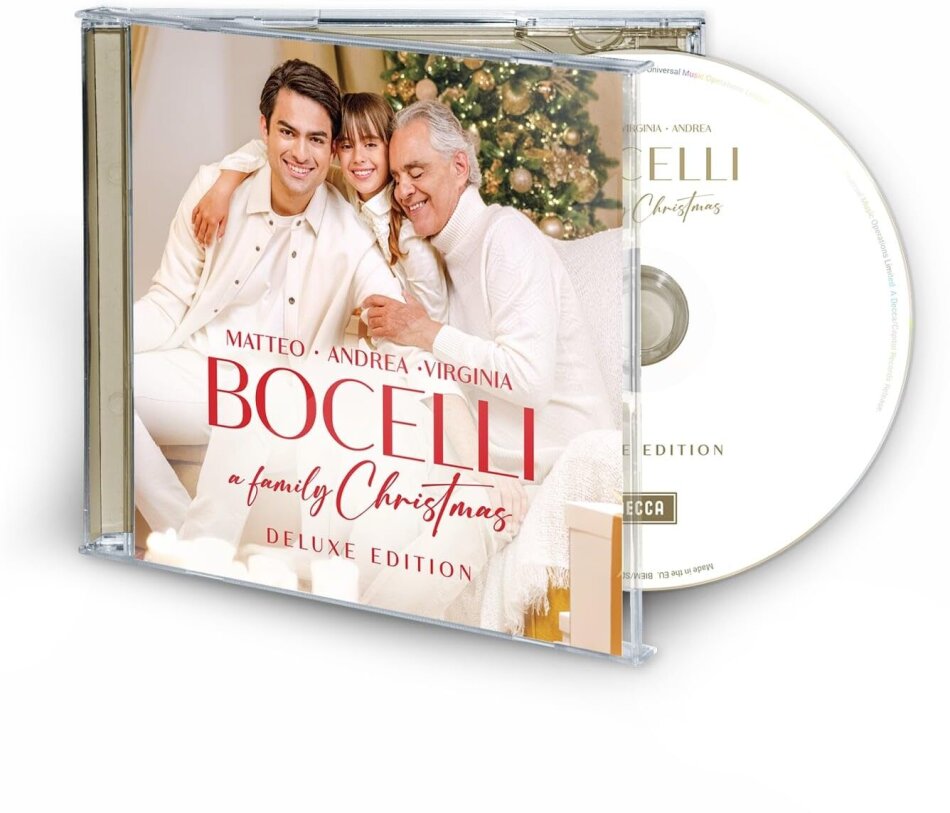 Andrea Bocelli, Matteo Bocelli & Virginia Bocelli - A Family Christmas 2023 Reissue, Decca, Deluxe Edition