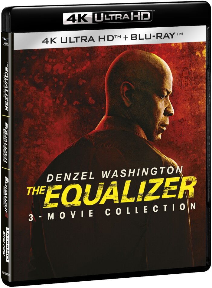 The Equalizer 1-3 - 3-Movie Collection 3 4K Ultra HDs + 3 Blu-rays