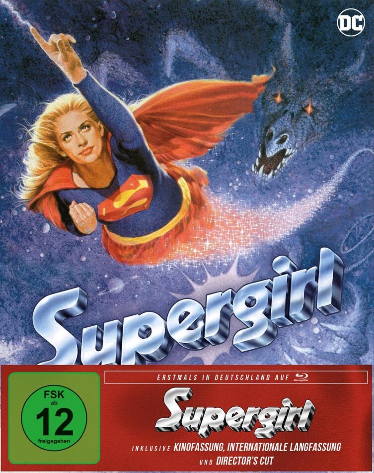 Supergirl (1984) Cover B, Director's Cut, Versione Cinema, Versione Lunga, Mediabook, 2 Blu-ray