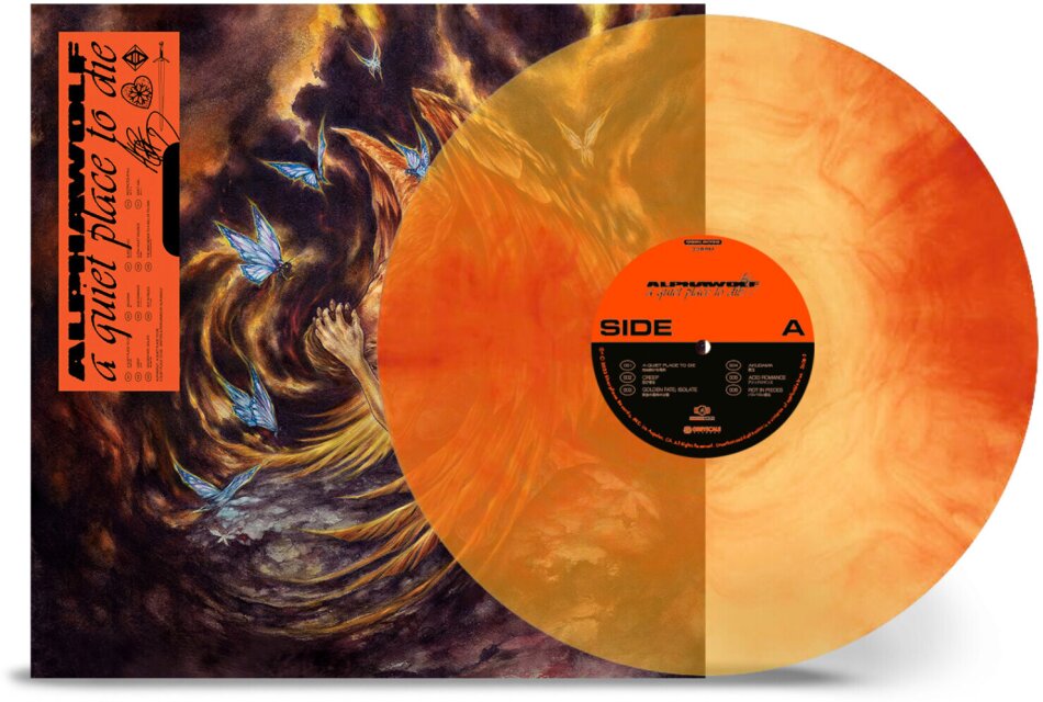 Alpha Wolf - A Quiet Place To Die Limited Edition, Opaque Orange Vinyl, LP