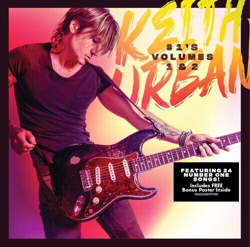Keith Urban - #1'S Volumes 1 & 2 Poster, Limited Edition, 2 CDs