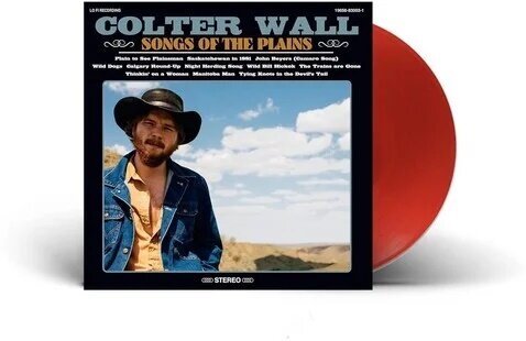 Colter Wall - Songs Of The Plains 2024 Reissue, Red Vinyl, LP