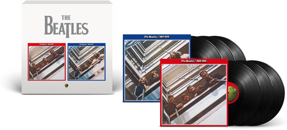 The Beatles - Red & Blue Album Boxset, 2023 Reissue, 6 LP