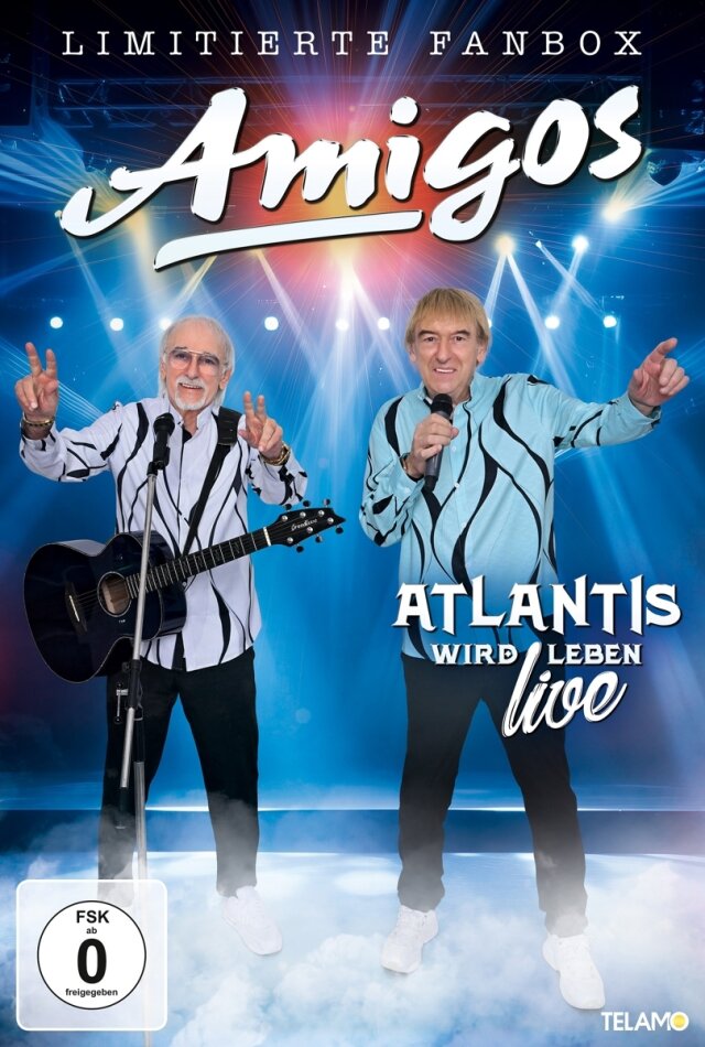 Amigos - Atlantis wird leben Live Edition Fanbox, CD + DVD
