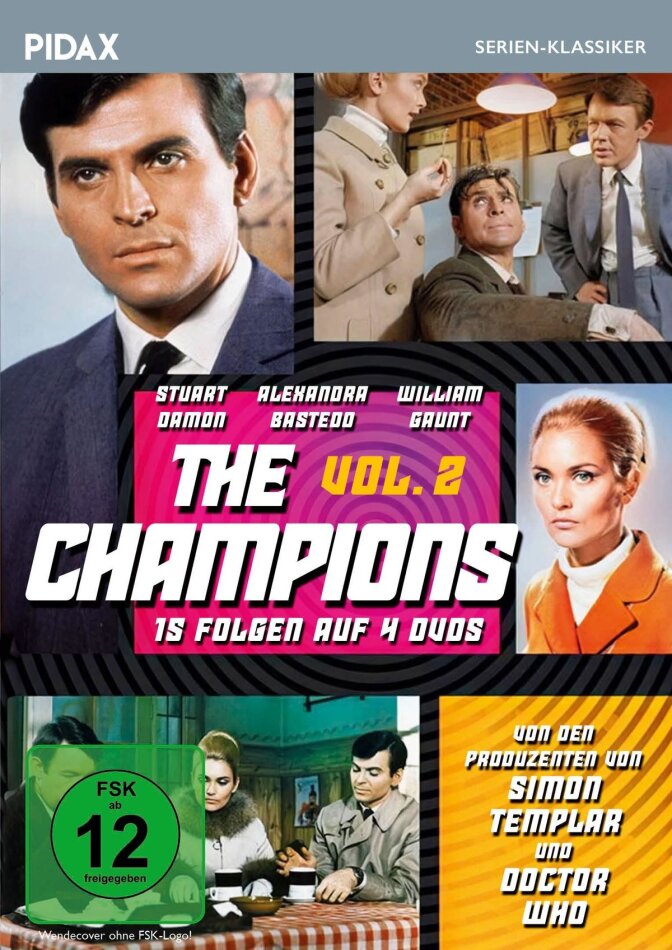 The Champions - Vol. 2 - 15 Folgen Pidax Serien-Klassiker, 4 DVDs