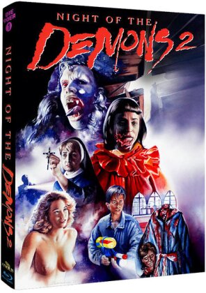 Night of the Demons 2 (1994) (Cover B, Édition Limitée, Mediabook, 2 Blu-ray)