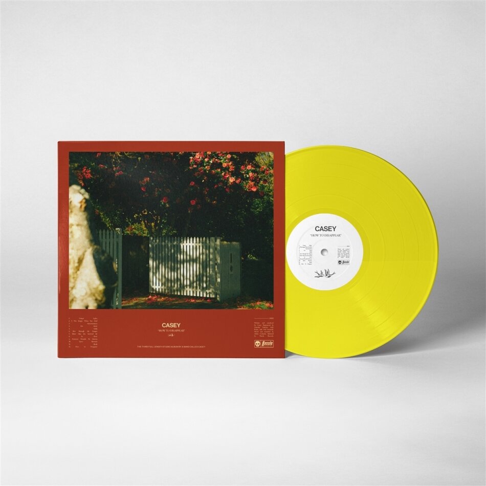 Casey - How To Disappear Limited Edition, Transparent Yellow Vinyl, LP