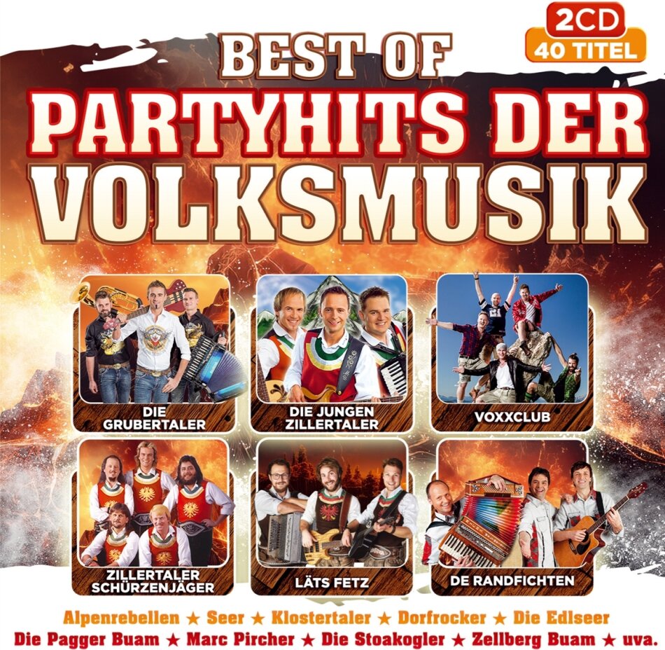 Best of Partyhits der Volksmusik 2 CDs