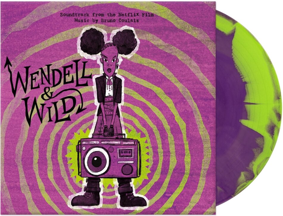 Bruno Coulais - Wendell & Wild - OST LIME GREEN & VIOLET SWIRL VINYL, LP