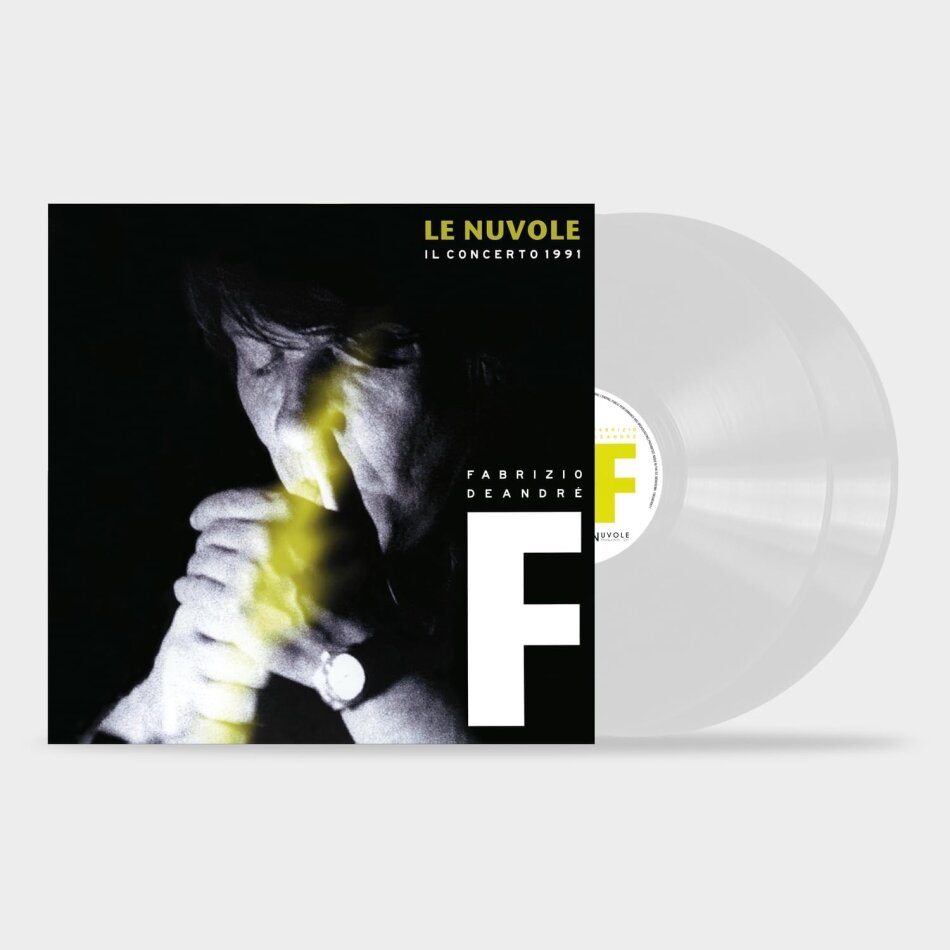 Fabrizio De André - Le Nuvole - Il Concerto 1991 2023 Reissue, Transparent Vinyl, 2 LPs
