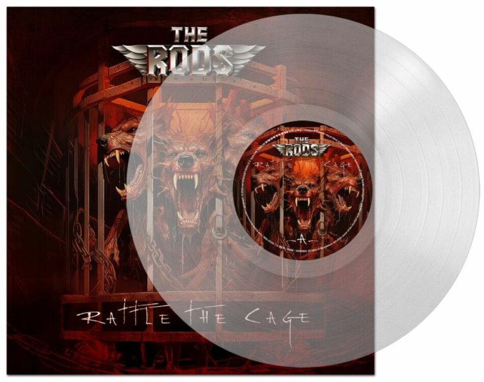 The Rods - Rattle The Cage Limited Edition, Clear Vinyl, LP