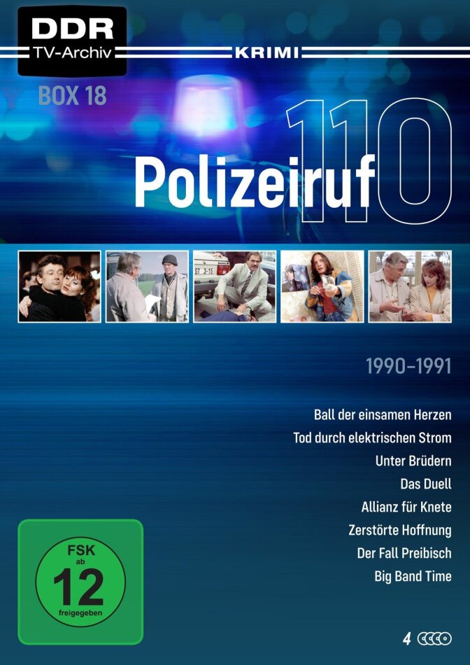 Polizeiruf 110 - Box 18 DDR TV-Archiv, New Edition, 4 DVDs