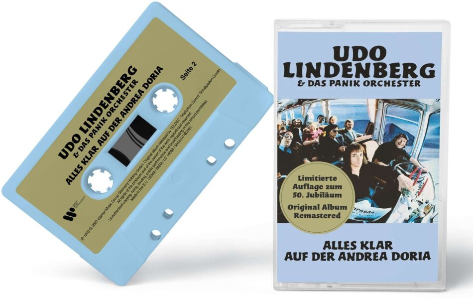 Udo Lindenberg - Alles Klar Auf Der Andrea Doria 2023 Reissue, Warner, 50th Anniversary Edition, Limited Edition