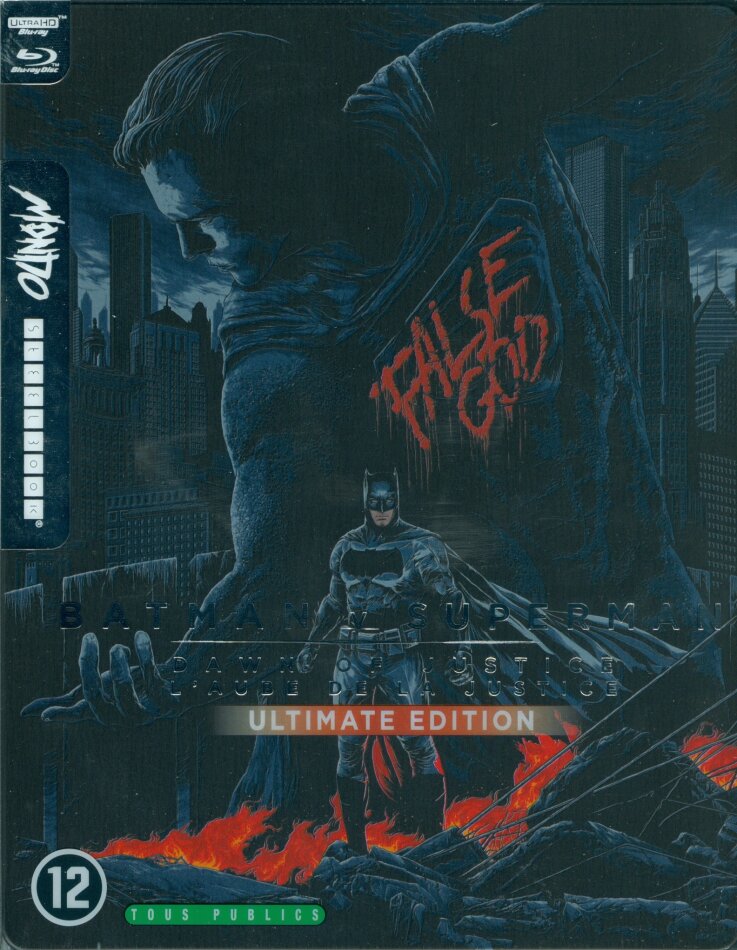 Batman v Superman - Dawn of Justice / L’aube de la justice (2016) Mondo, Kinoversion, Limited Edition, Steelbook, Ultimate Edition, 4K Ultra HD + 2 Blu-rays