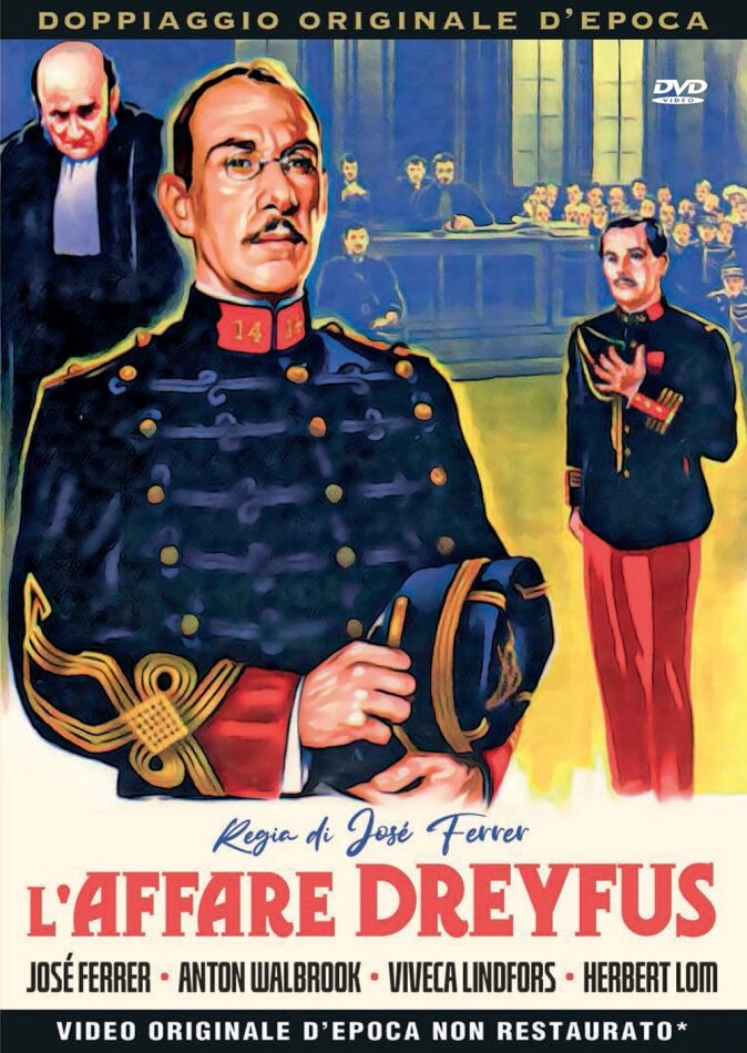 L'affare Dreyfus (1958) Doppiaggio Originale d'Epoca, b/w