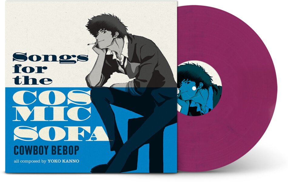The Seatbelts - Cowboy Bebop: Songs for the Cosmic Sofa Pink/Dark Blue Marbled Vinyl, LP
