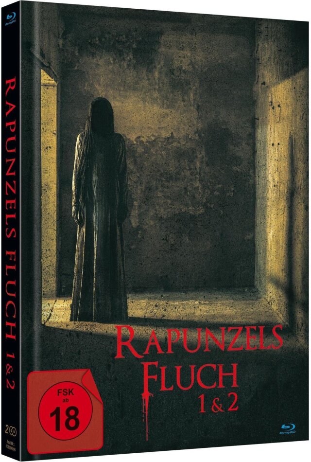 Rapunzels Fluch 1 & 2 Cover B, Limited Edition, Mediabook, Uncut, 2 Blu-rays