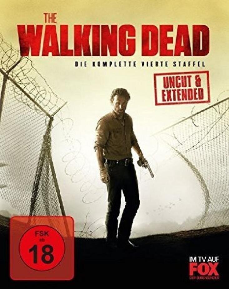 The Walking Dead - Staffel 4 Extended Edition, Uncut, 5 Blu-ray
