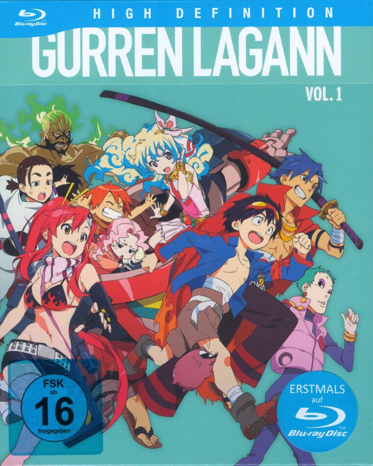 Gurren Lagann - Vol. 1 Slipcase, Digipack, 2 Blu-rays