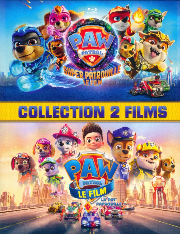 PAW Patrol: La Super Patrouille - Le Film (2023) / PAW Patrol: Le Film - La Pat' Patrouille (2021) - Collection 2 Films 2 Blu-ray