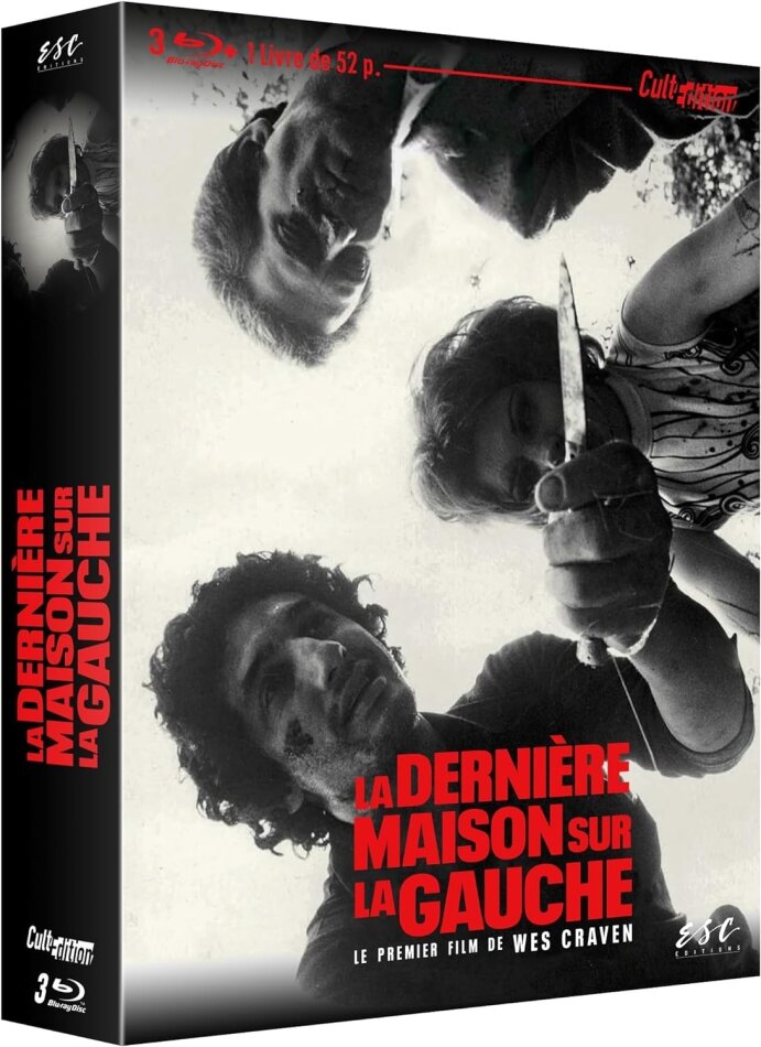La dernière maison sur la gauche (1972) + Goodies, Limited Edition, 3 Blu-rays + Book