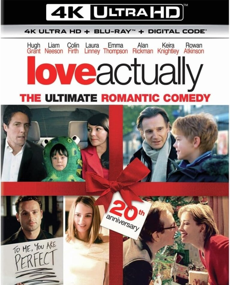Love Actually (2003) 20th Anniversary Edition, 4K Ultra HD + Blu-ray