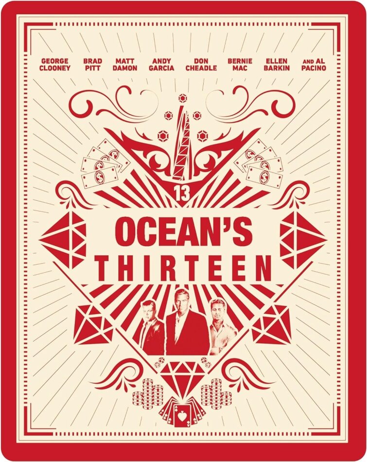 Ocean's Thirteen (2007) Limited Edition, Steelbook, 4K Ultra HD + Blu-ray