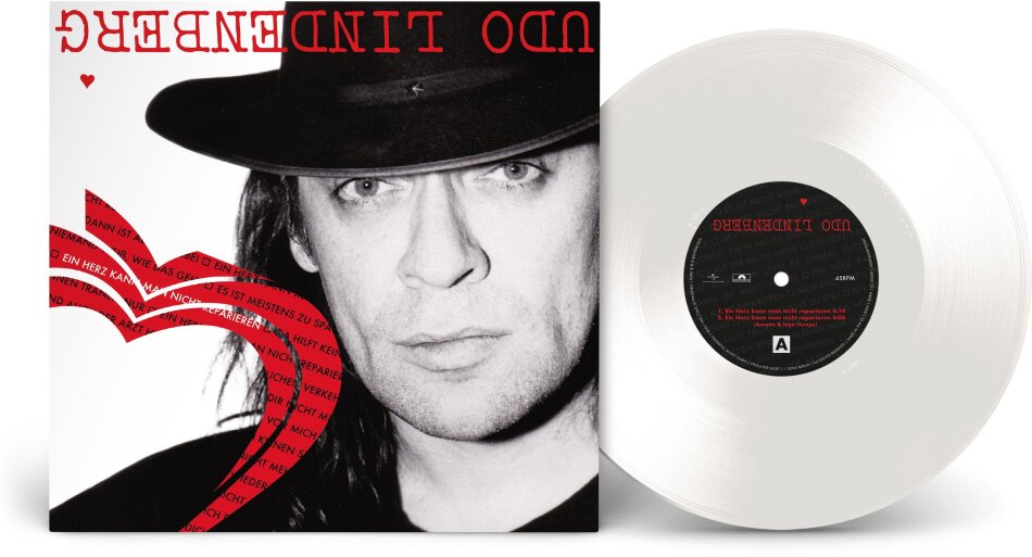 Udo Lindenberg - Ein Herz Kann Man Nicht Reparieren Weisses Vinyl, 10" Maxi