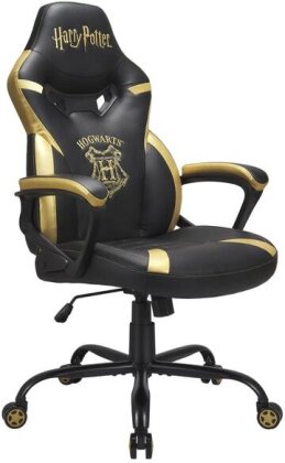 Subsonic - Harry Potter - Chaise Gaming Junior - Poudlard Noir et Or