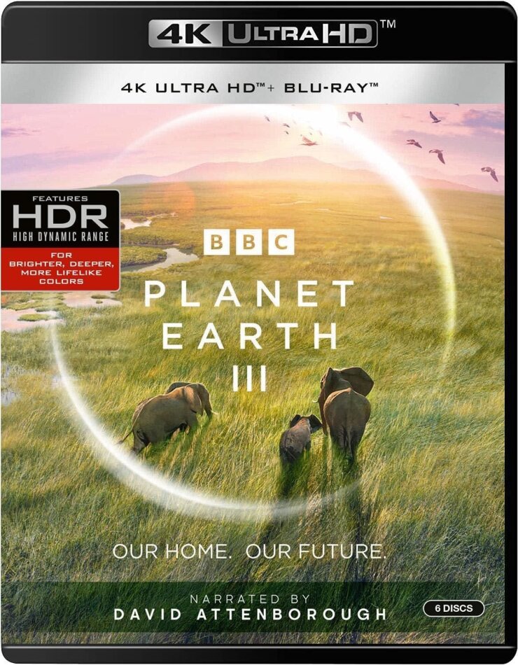 Planet Earth 3 - TV Mini Series BBC Earth, 3 4K Ultra HDs + 3 Blu-rays