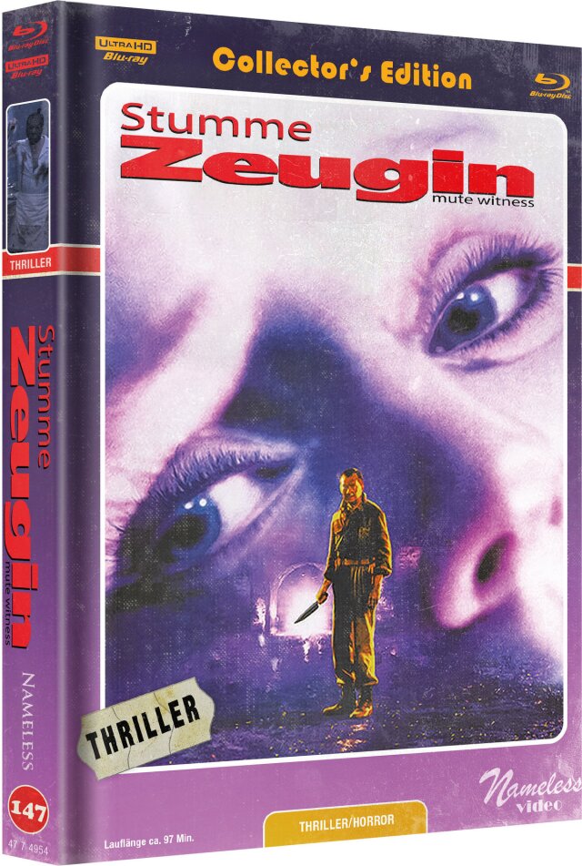 Stumme Zeugin (1995) Cover C, Édition Collector Limitée, Mediabook, 4K Ultra HD + Blu-ray