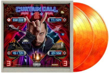 Eminem - Curtain Call 2 (2023 Reissue, Interscope, Limited Edition, Orange Vinyl, 2 LPs)