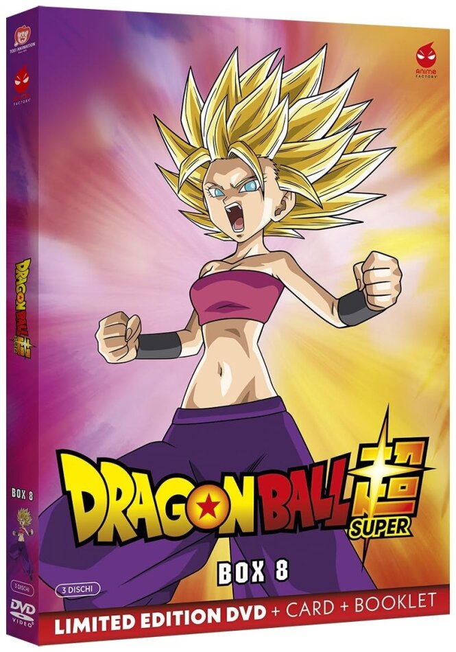 Dragon Ball Super - Box 8 + Card, + Booklet, Edizione Limitata, 3 DVD