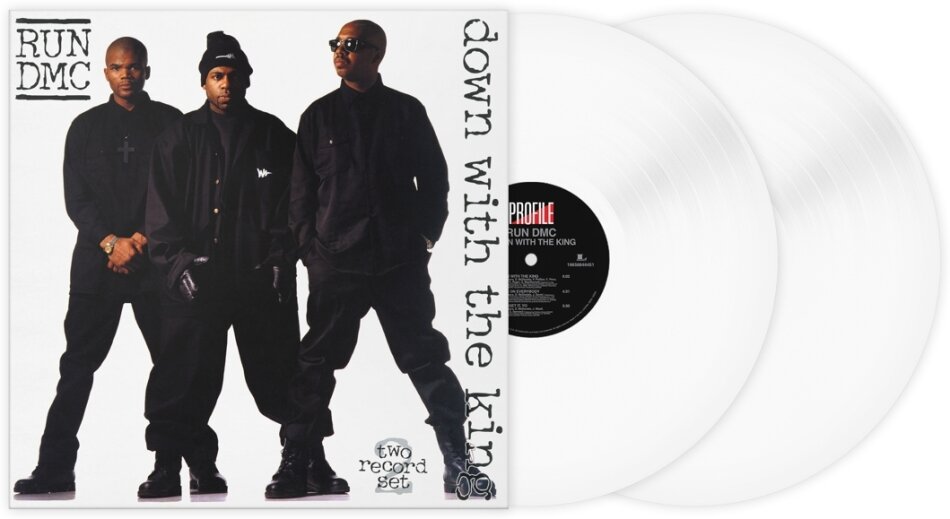 Run DMC - Down With The King 2024 Reissue, Sony, White Vinyl, 2 LPs
