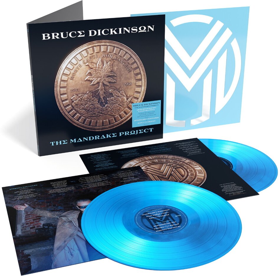 Bruce Dickinson (Iron Maiden) - The Mandrake Project Indie Exclusive, Gatefold, Edizione Limitata, Blue Vinyl, 2 LP