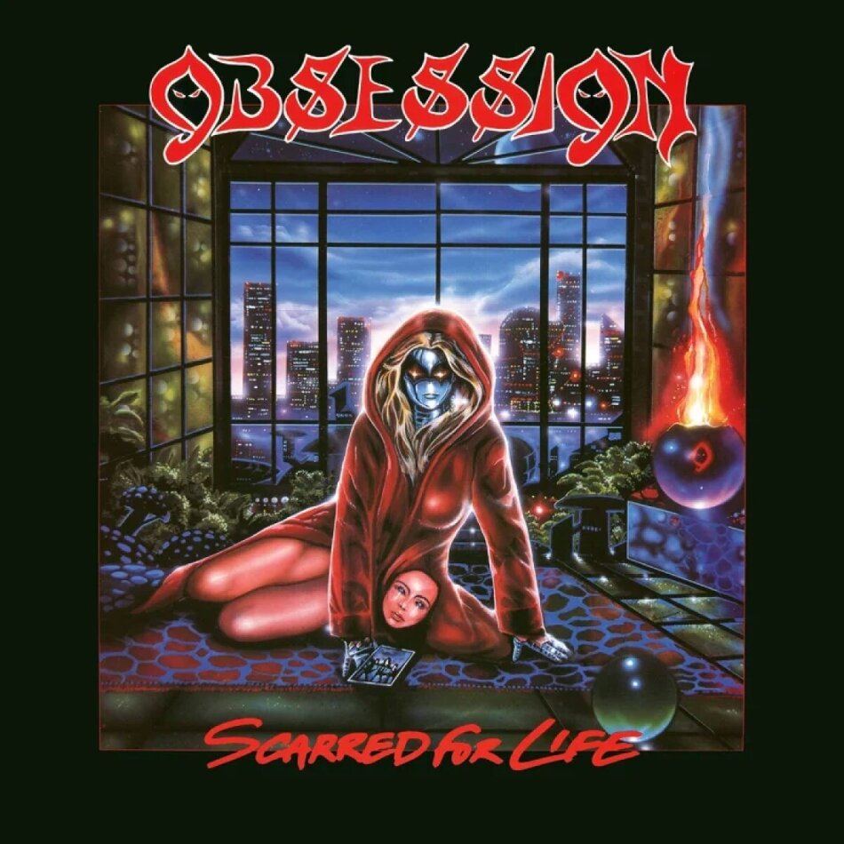 Obsession (Michael Vescera) - Scarred For Life 2024 Reissue, High Roller Records, Blue Vinyl, LP