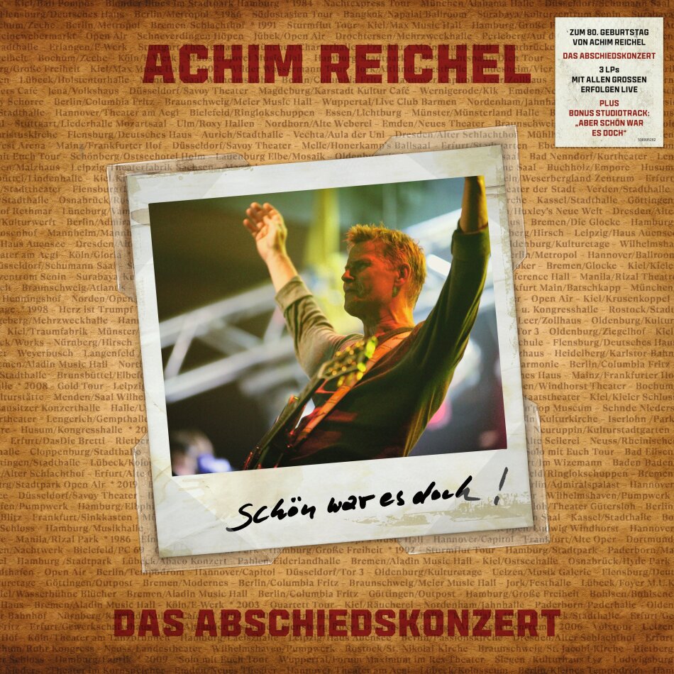 Achim Reichel - Schön war es doch - Das Abschiedskonzert 3 LPs