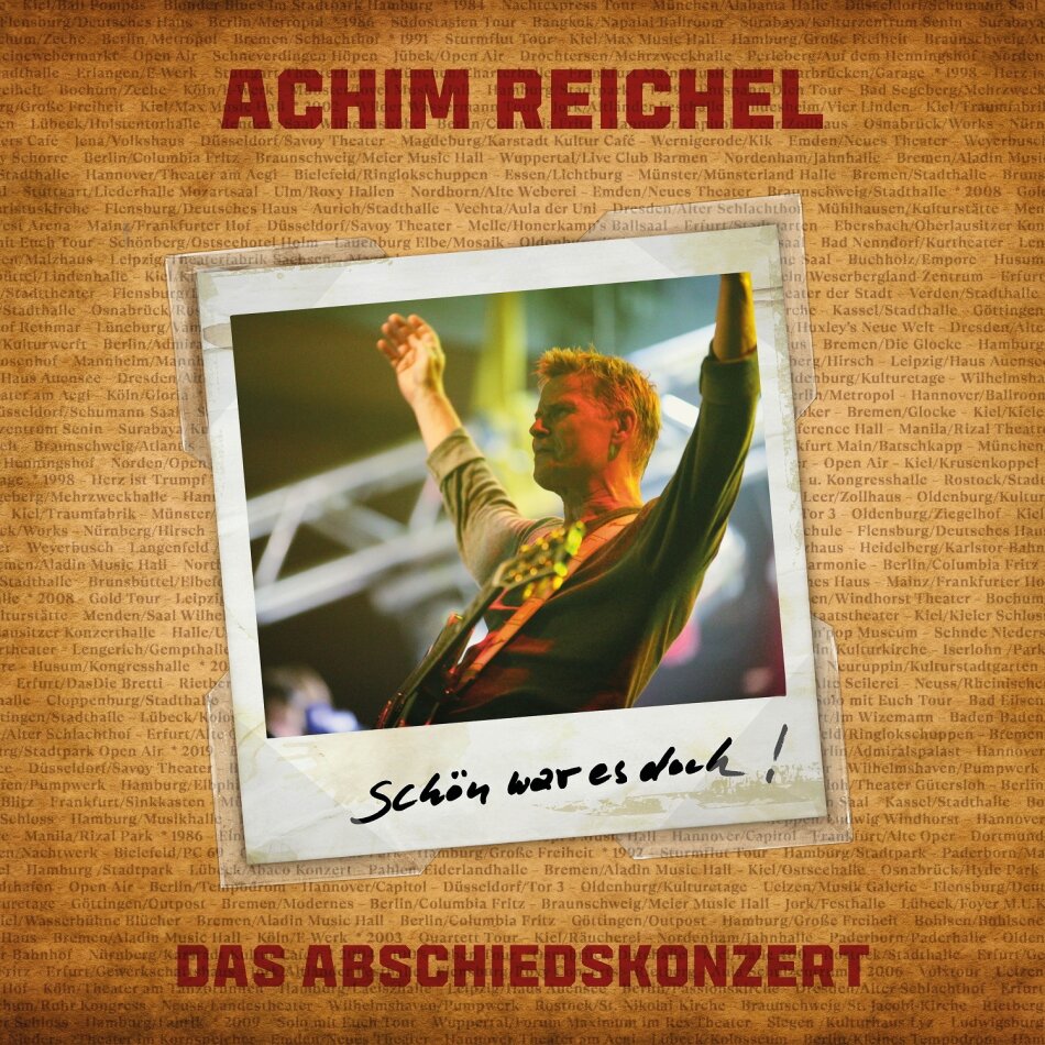 Achim Reichel - Schön war es doch - Das Abschiedskonzert 2 CDs