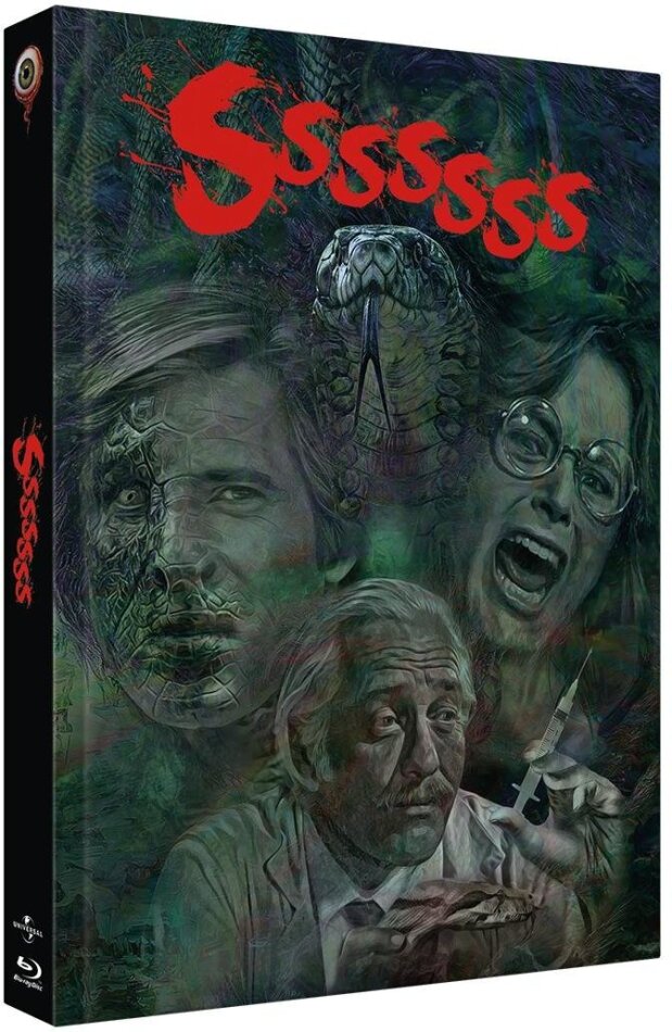 Sssssss (1973) Cover C, Limited Edition, Mediabook, Uncut, Blu-ray + DVD