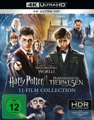 Harry Potter / Phantastische Tierwesen - Wizarding World - 11-Film Collection (New Edition, 11 4K Ultra HDs)
