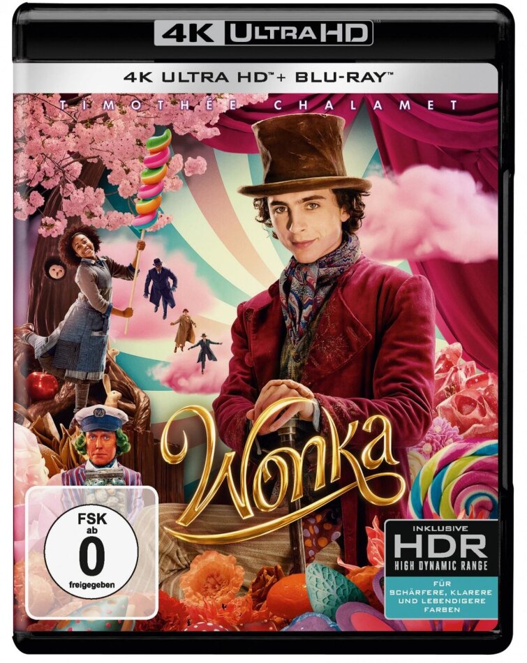 Wonka (2023) 4K Ultra HD + Blu-ray
