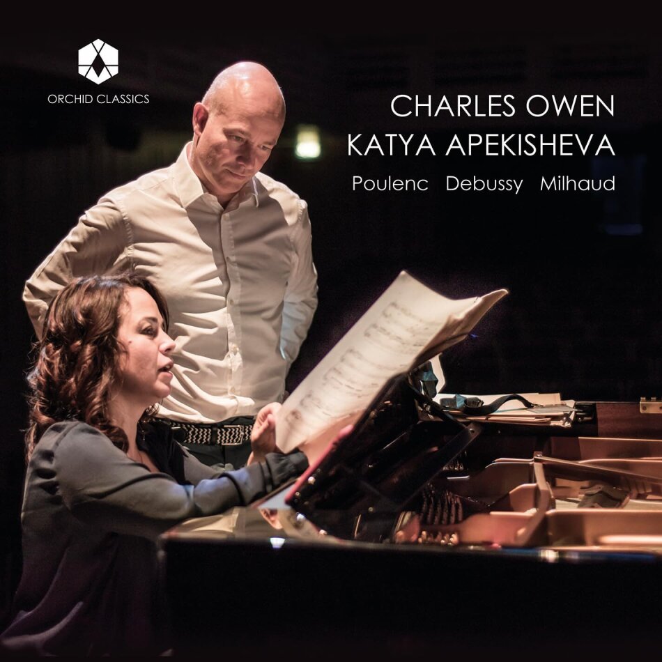 Darius Milhaud (1892-1974), Francis Poulenc (1899-1963), Claude Debussy (1862-1918), Charles Owen & Katya Apekisheva - Works For Four Hands