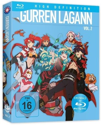 Gurren Lagann - Vol. 2 (Slipcase, Digipack, 2 Blu-rays)