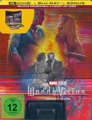 WandaVision - Die komplette Serie (Collector's Edition Limitata, Steelbook, 2 4K Ultra HDs + 2 Blu-ray)