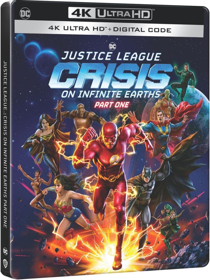 Justice League: Crisis on Infinite Earths - Part One (2024) Édition Limitée, Steelbook