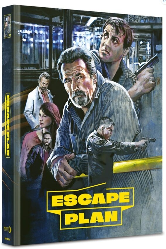 Escape Plan (2013) Cover B, Limited Edition, Mediabook, Blu-ray + DVD