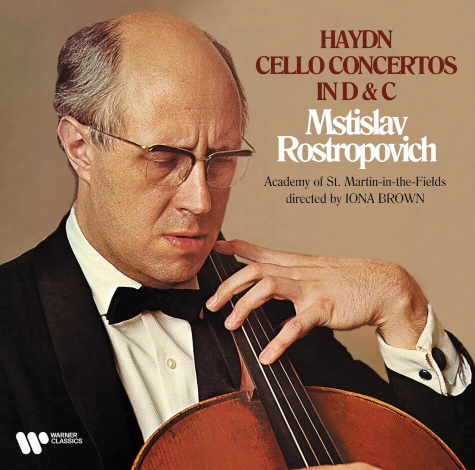 Franz Joseph Haydn (1732-1809), Iona Brown, Mstislav Rostropovich & Academy of St. Martin in the Fields - Cellokonzerte 1 & 2 LP